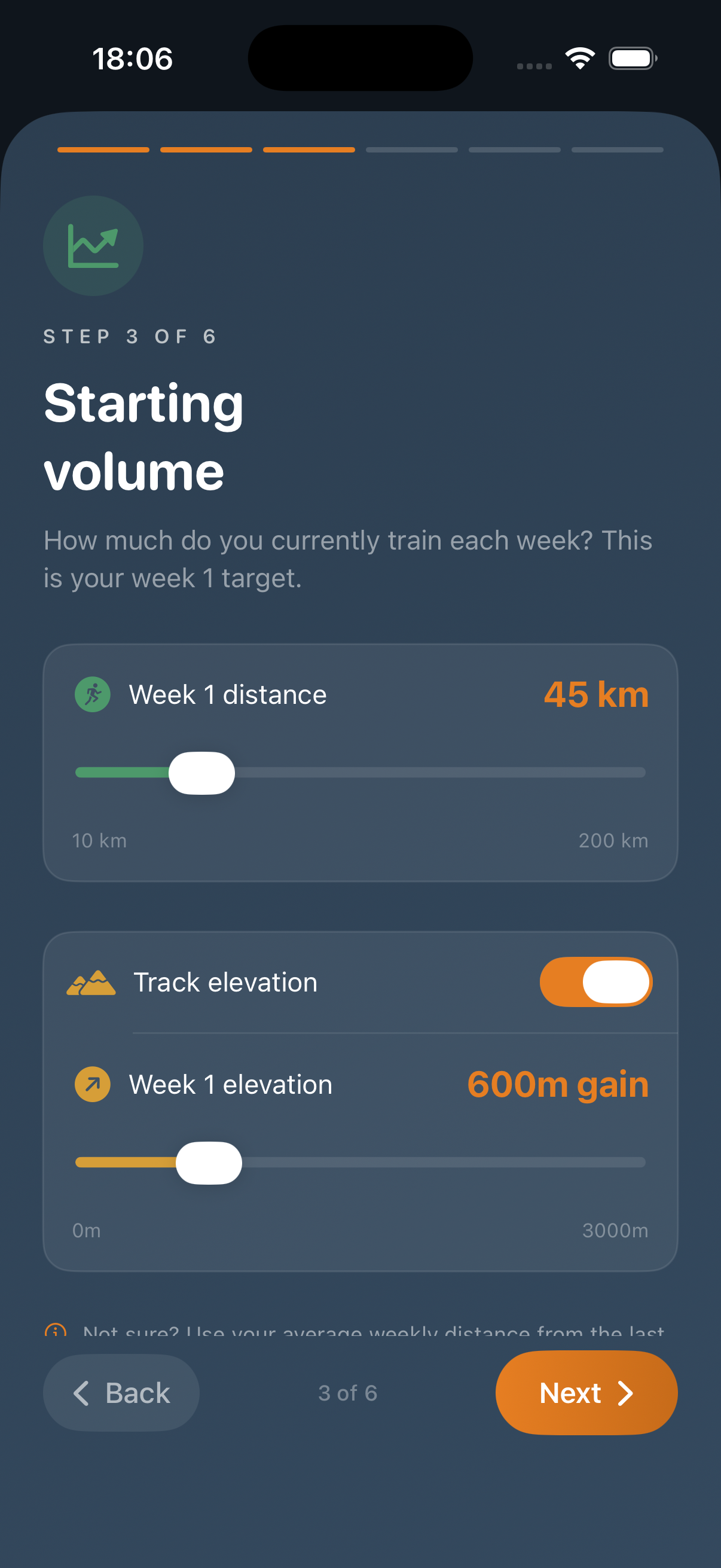 ulTrain plan setup wizard